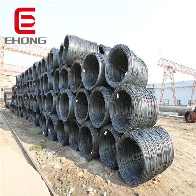 chinese goods wire rod mill ! 5.5mm 6.5mm 8mm 10mm q195 sae1006 sae 1008 ms steel wire rod for nails and rebar