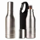 private label 12 oz custom drink portable bar vacuum insulated stainless steel water wine beer bottle cooler
