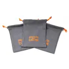Multi color custom drawstring microfiber jewelry pouch