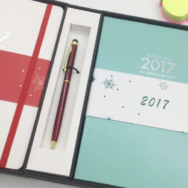 promotion notebook gift set including journal and pen