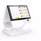 Stocked High-end Dual Screen Touch POS Machine Point of Sale System with Built-in Printer
