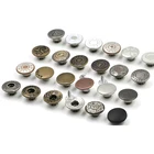 New style High quality Classic antique button 17mm accessories and rivets custom logo denim metal tack button for jeans