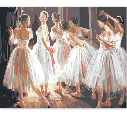 Diy digital oil painting by numbers drawing hand painted pic Ballerina dancing participation in the digital oil painting class
Diy digital oil painting by numbers drawing hand painted pic Ballerina dancing participation in the digital oil painting class