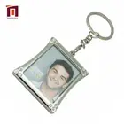 Free Pattern Customization Wholesale Key Chain Mini Album Key Ring Photo Frame Keychain