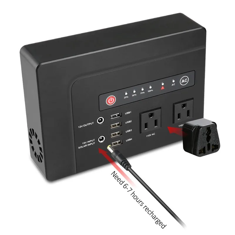 dydide power bank High capacity Universal AC power bank 50000mah not waterproof and solar - ANKUX.COM