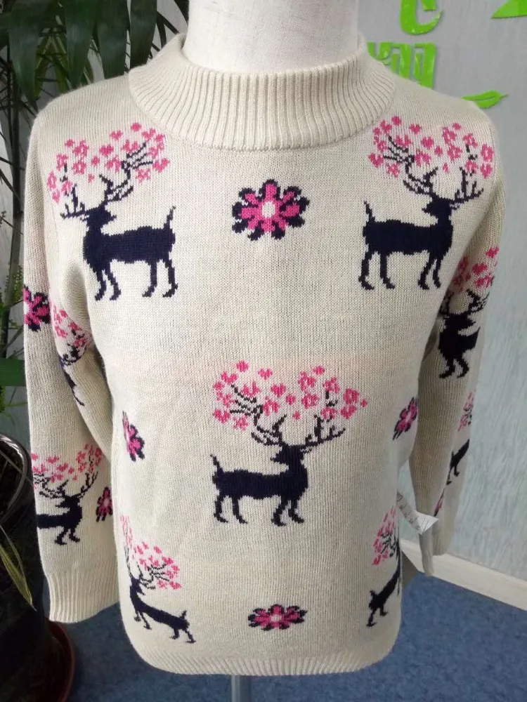 2016 latest design winter sweater for kids hand knitted