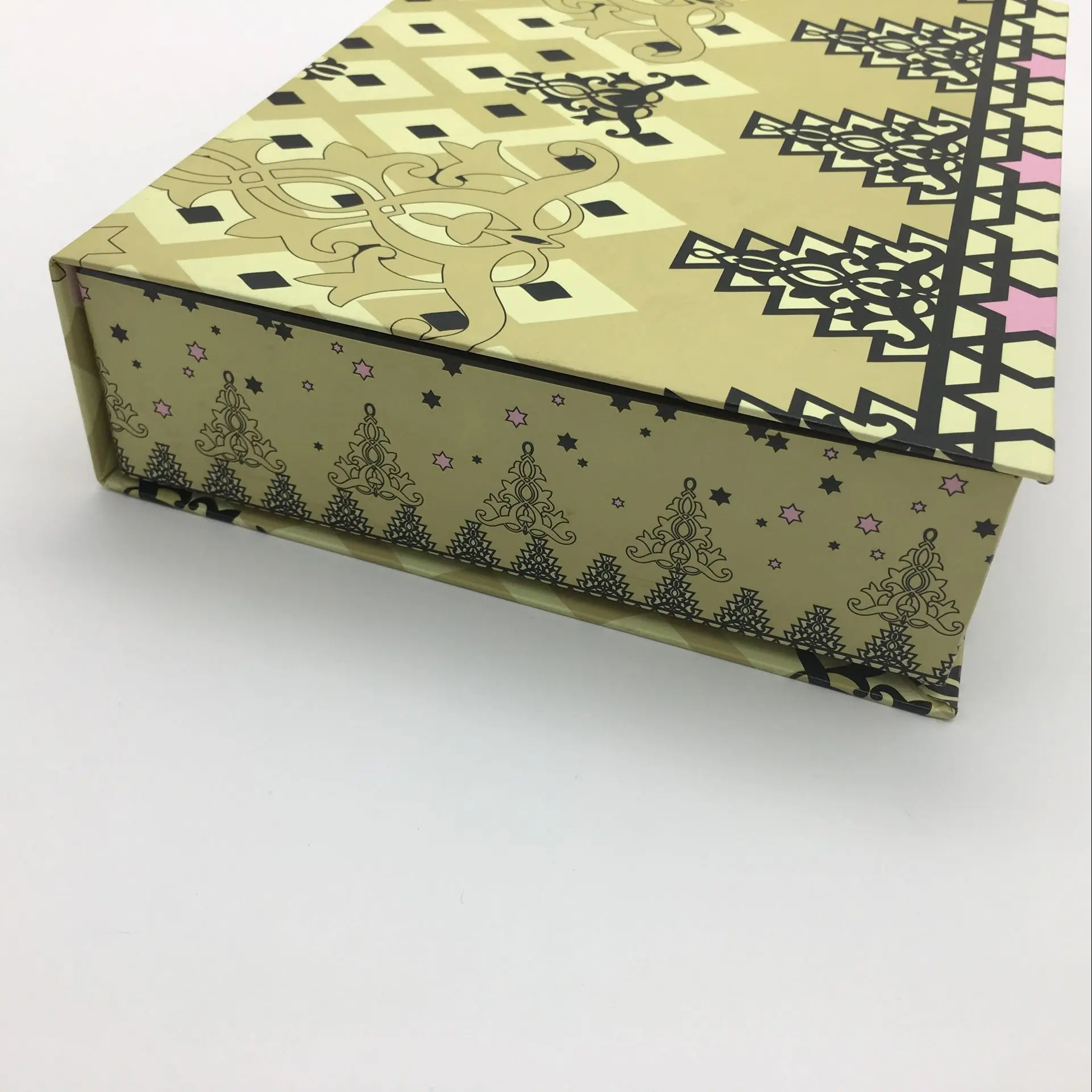paper book shaped custom storage gift box