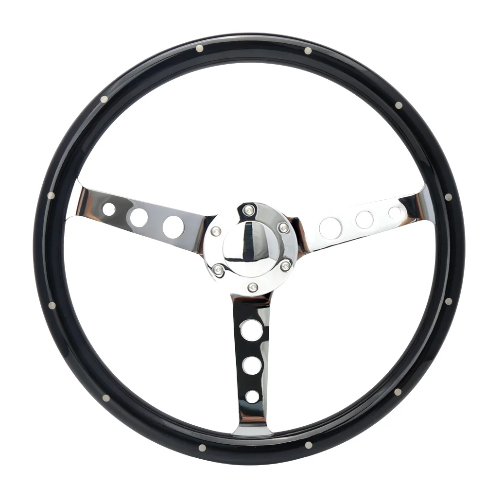 380mm/15 inch Black 6 Bolt Wood Steering Wheel Universal Wood Classic Car Steering Wheel
380mm/15 inch Black 6 Bolt Wood Steering Wheel Universal Wood Classic Car Steering Wheel