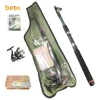 New Spinning Telescopic Fishing Rod and reel Combo Kit Set with Fishing floats and hooks fishing combo blister package