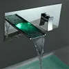 The latest old water led basin mixer tap, wall mounted led basin faucet