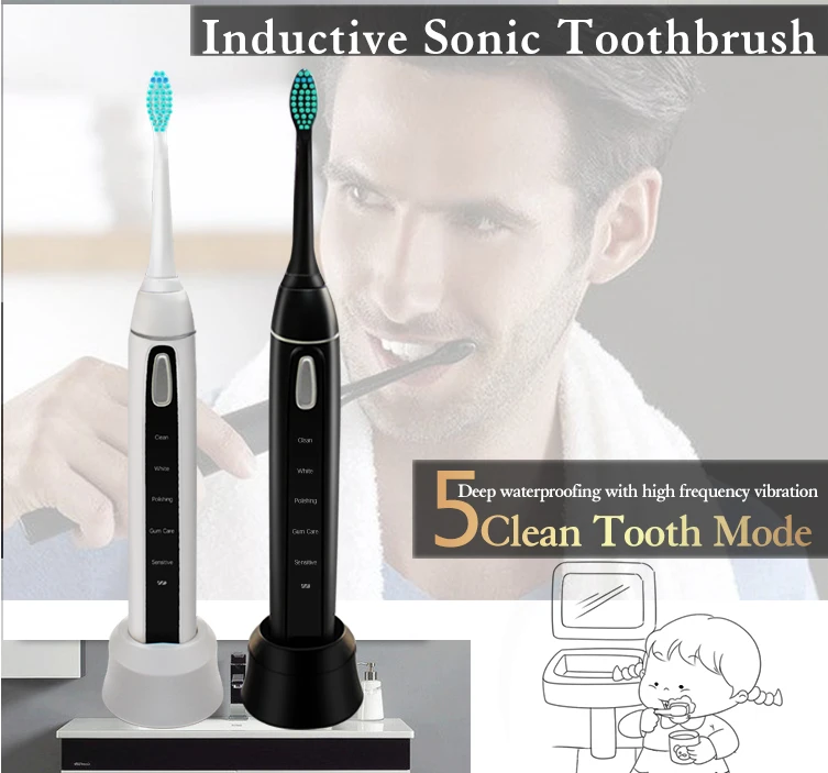 high quality auto automatic toothbrush 5 toothbrush holder set