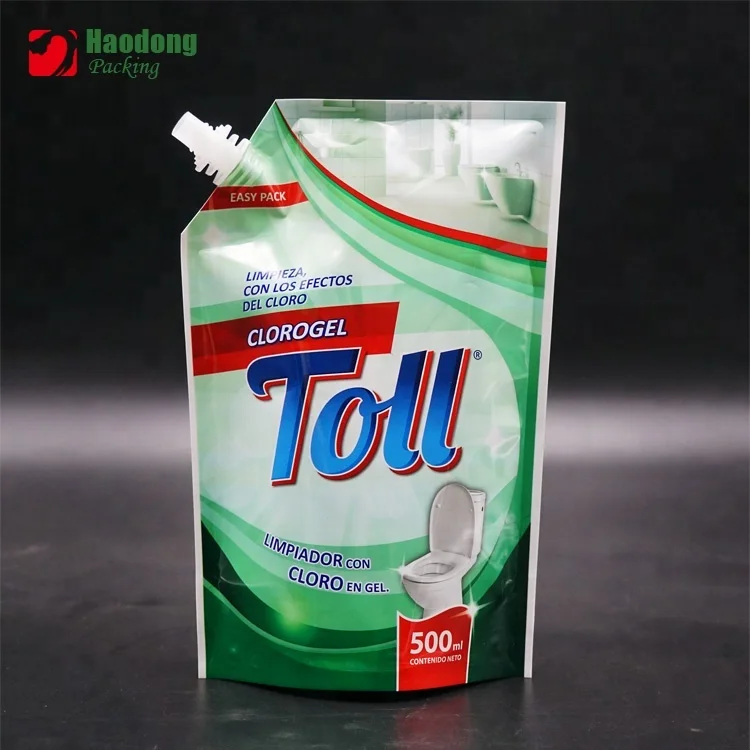 Stand Up Spout Pouches Doy Pack Packaging Bags With Spout Top
