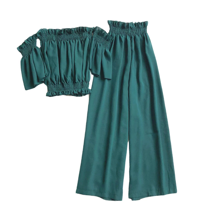 Women's Sexy Rain Bow Summer Sleeveless Blouse Shorts Solid Two-Piece Full Length Pants Top + long pants
Women's Sexy Rain Bow Summer Sleeveless Blouse Shorts Solid Two-Piece Full Length Pants Top + long pants