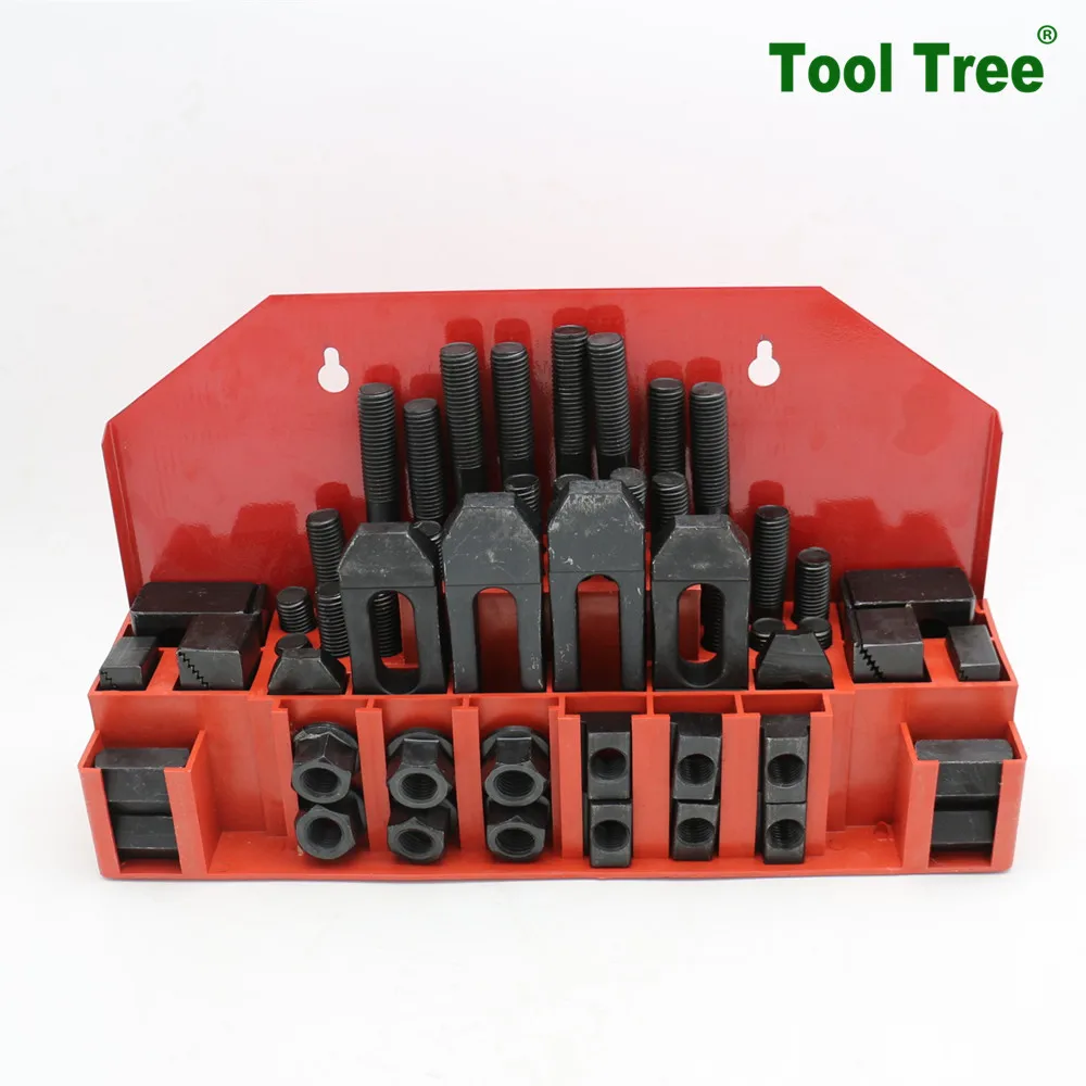 Milling Machine Clamping Set M16 52pce Mill Clamp Kit Vice Buy