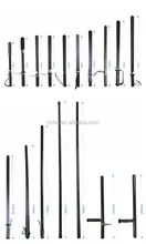ANTI RIOT plastic police baton with string PP ABS PC tonfa baton rubber baton