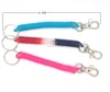 2016 Manufacture Colorful Plastic Elastic Coiled Spring Lanyard
