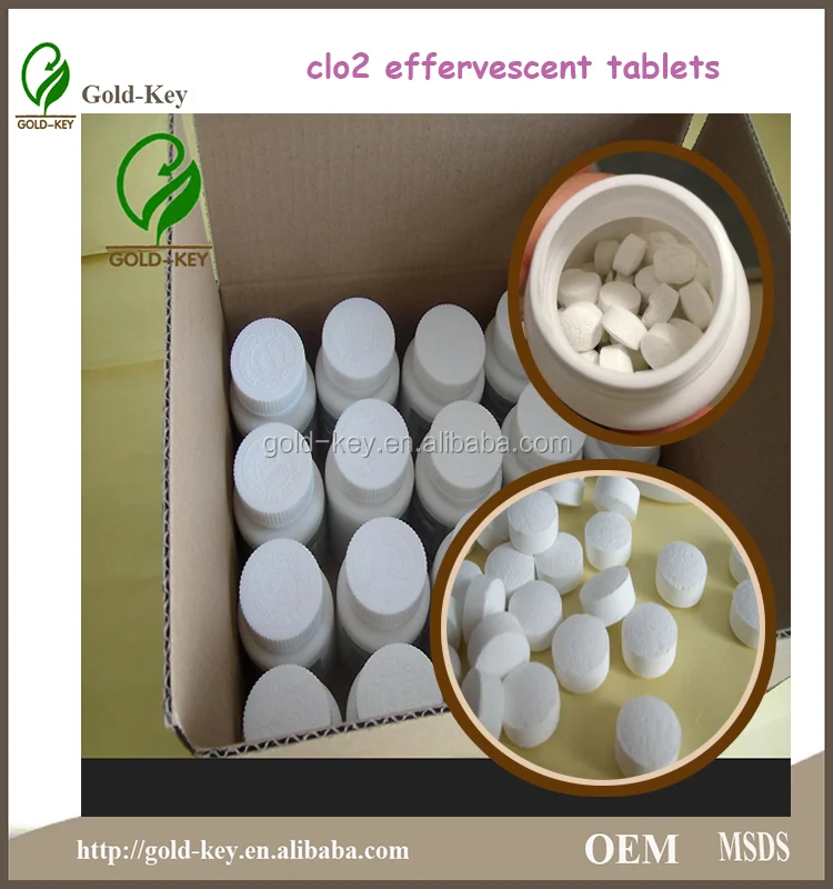 Best Selling Products Chlorine Dioxide Effervescent Tablets,Food Grade