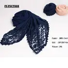 blue pink lace cotton scarf,blue square lace scarf,solid color lace scarf