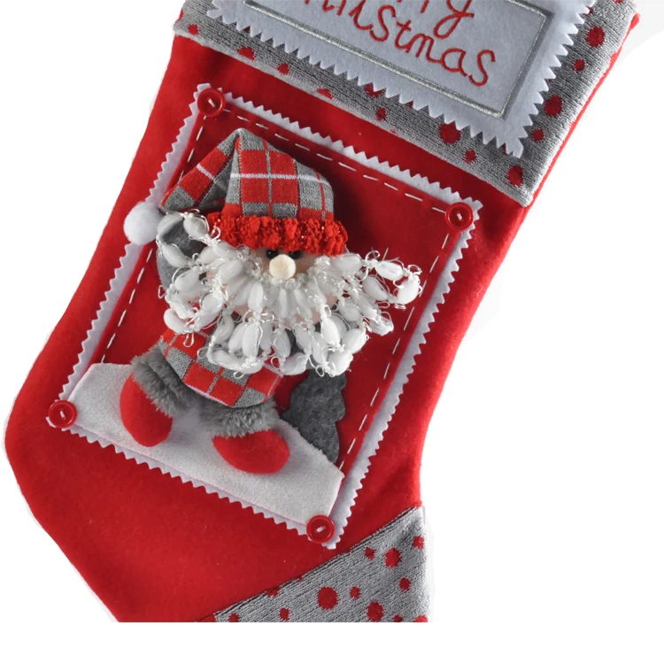 圣诞装饰用品 product name monogrammed christmas stocking