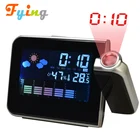 best wholesaler PROJECT alarm clock color screen calendar clock weather station desktop projection clock with Temperature