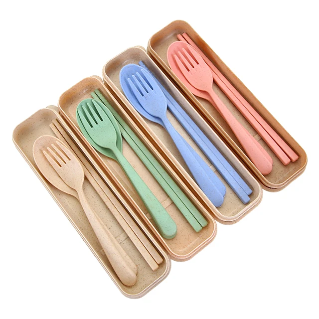 Reusable Child Tableware Set Wholesale Straw Biodegradable Cutlery set, Blue, green, pink, orange
Reusable Child Tableware Set Wholesale Straw Biodegradable Cutlery set, Blue, green, pink, orange