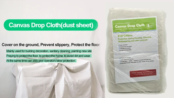 Covergrip Safety Painting Drop Cloth Dust Sheets For Furniture