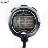Hot sale cheap beautiful clock stop time timer multi-function 120 lap memory sport stopwatch