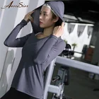 AMESIN Yoga Hoodies For Women Fitness Gym Hoodies Women