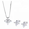 Luxurious Jewelry Set 1 Gram Gold Jewellery Cross Spaceball Ball Shaped 925 Sterling Silver African Jewellery