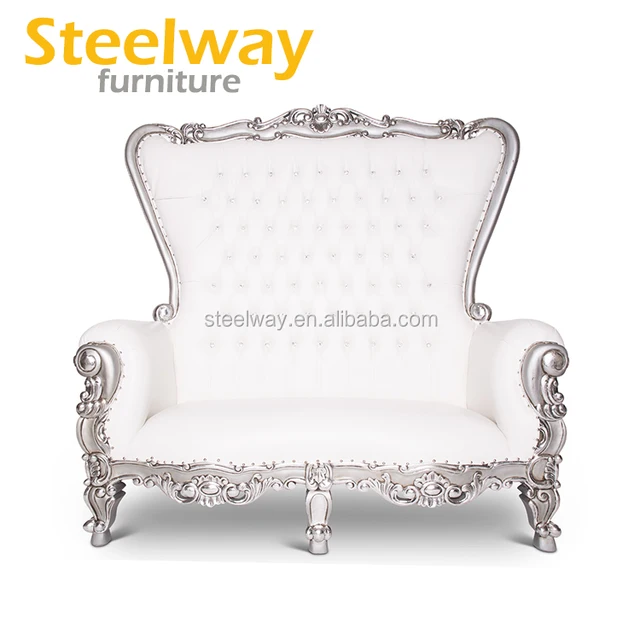 wholesale luxury royal wedding bride and groom chair