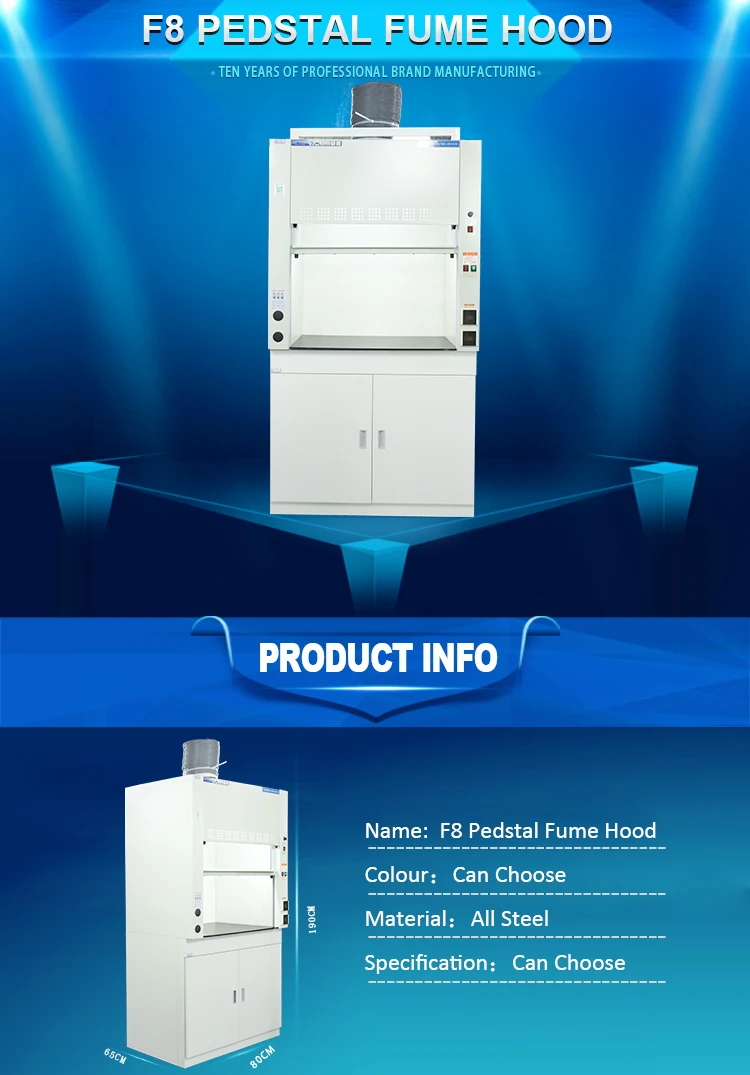 Factory Price SFS Epoxy-Coated Steel Basic Chemical Laboratory Fume Hood