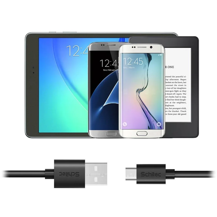 USB to Micro cable android PVC/TPE materials 3 feet length over 100K/month production in RoHS CE - ANKUX.COM