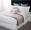 Wholesale Linen 100% Cotton White Bedspread Hotel Bed Sheet