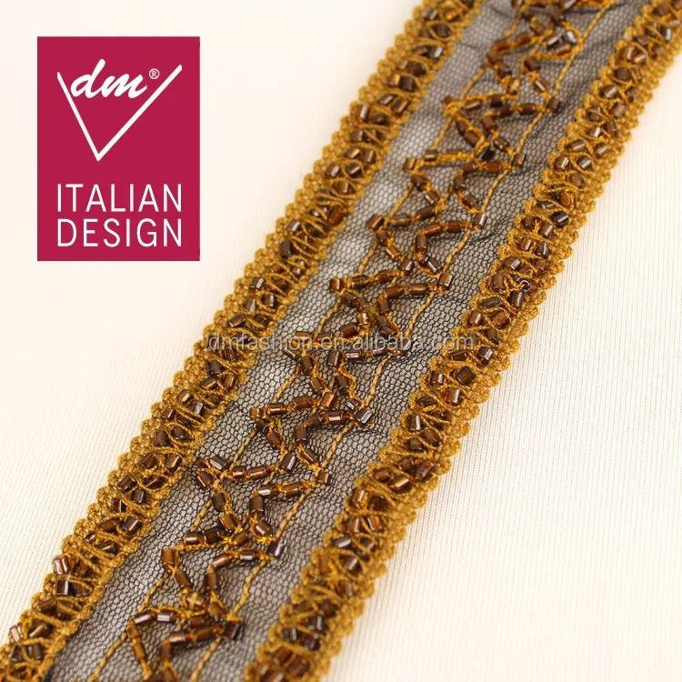 Fancy tcnuh stitches beaded trim  buy tcnuh stitchesbeaded