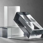 50*100*200mm Solid glass brick Hot-melt glass brick crystal glass block for hotel decoration