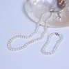 Fashion costume jewelry set potato shape freshwater pearls bead jewelry sets