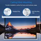 110" 16:9 motorized projection screen, electric projector screen with remote control/matte white or 3D