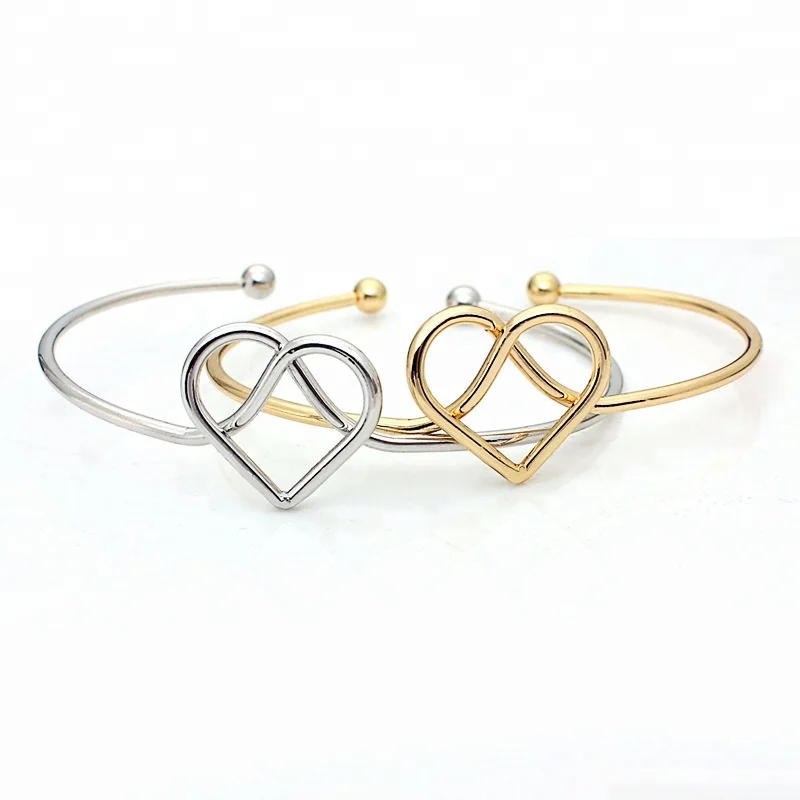 INFANTA JEWELRY Hot Design Best Sale Alloy Love Heart Cuff Bangle-Bracelet Set Fashion Bracelet Jewelry Women
INFANTA JEWELRY Hot Design Best Sale Alloy Love Heart Cuff Bangle-Bracelet Set Fashion Bracelet Jewelry Women
