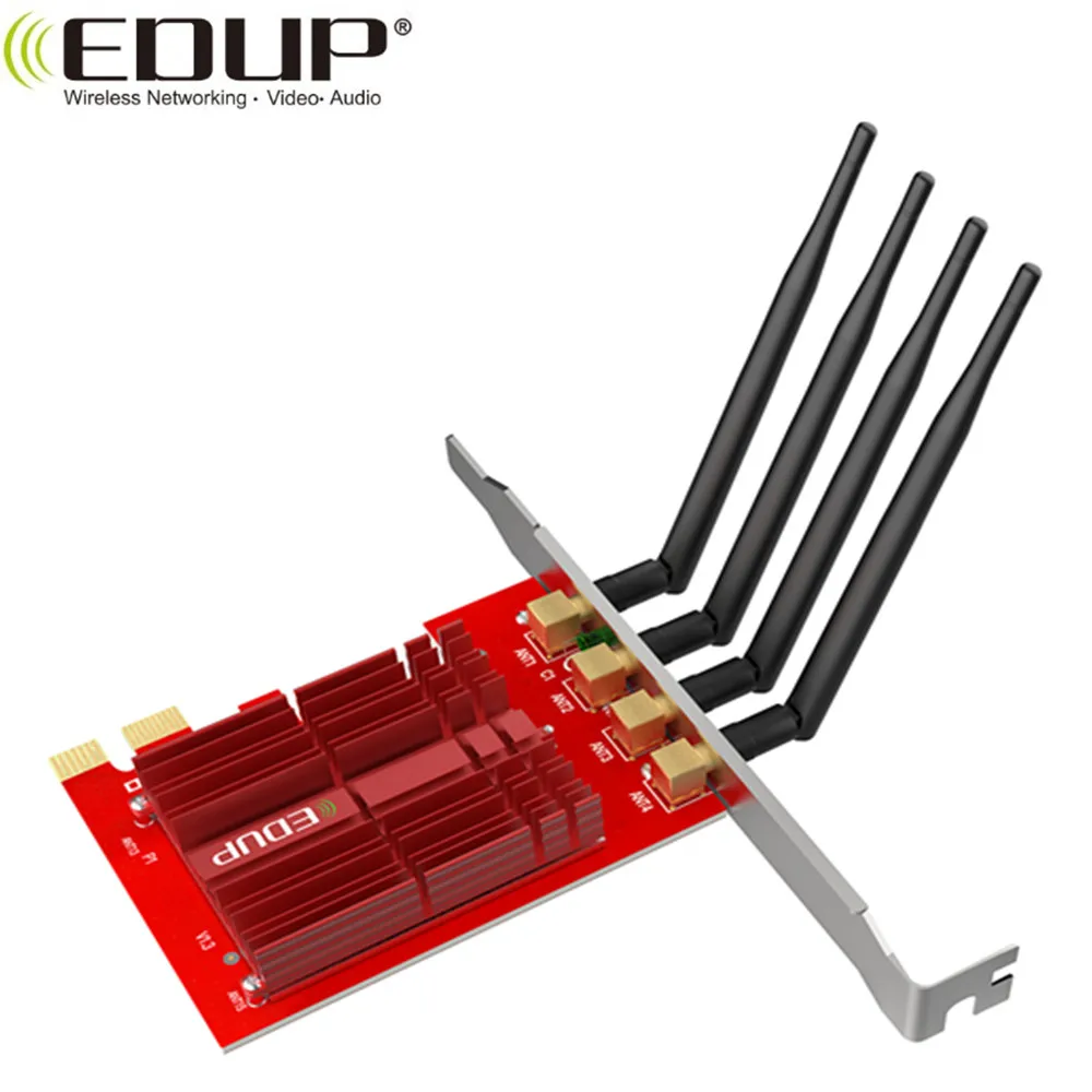 EDUP dual band 1900 Мбит/с wi-fi PCI/PCI-E сетевой адаптер Wi-Fi карты