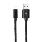 USB data cable for iPhone with fish mesh durable and flexible phone usb cable