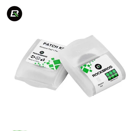 ROCKBROS Bicycle Portable Tyre Repair Bike Tire Cold Patch Rubber Quick Repair Bike Kit Compact and convenient, White
ROCKBROS Bicycle Portable Tyre Repair Bike Tire Cold Patch Rubber Quick Repair Bike Kit Compact and convenient, White