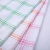 High quality custom design plaid pattern yarn dyed types of woven cotton blend linen fabric in pakistan