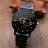 Fashion Brand Watch For Man Women Design Black Stainless Steel Band Round Dial Quartz Wrist Watches
Fashion Brand Watch For Man Women Design Black Stainless Steel Band Round Dial Quartz Wrist Watches