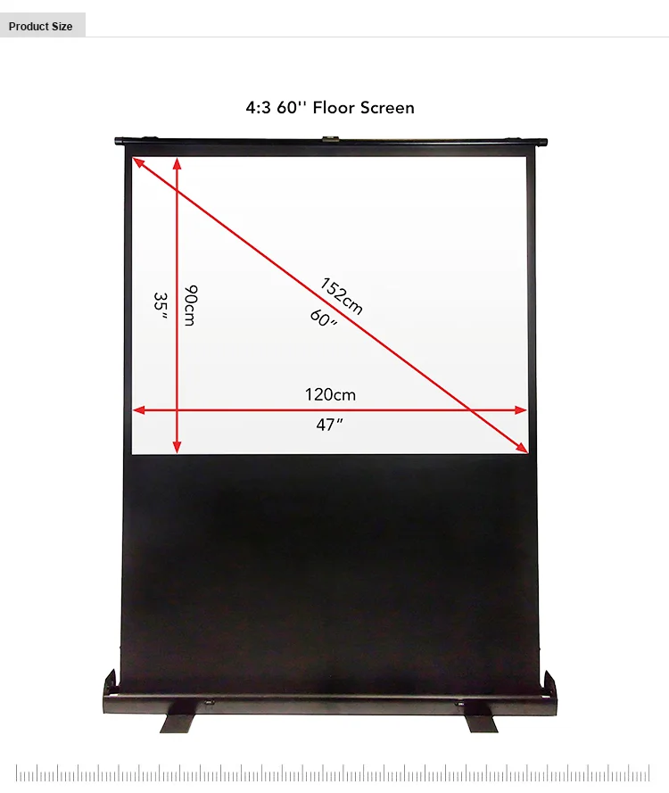 floor standing screen