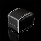 custom luxury small black wrist watch pillow packaging box for men