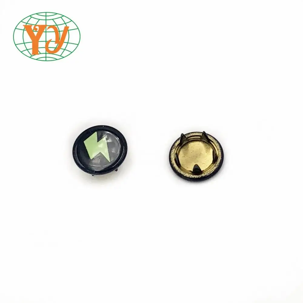 Silk print cap prong ring snap button for Baby clothing