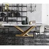 fashionable modern marble table rectangular light luxury designer post-modern minimalist conference dining table