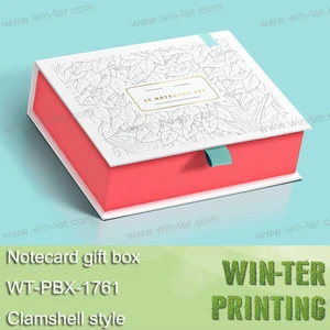 wt-pbx-1761 new style gift packaging box for notecards