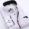 Wholesale Long Sleeve Polyester Men Casual Shirts