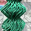 Critter guard chain link fencing gates